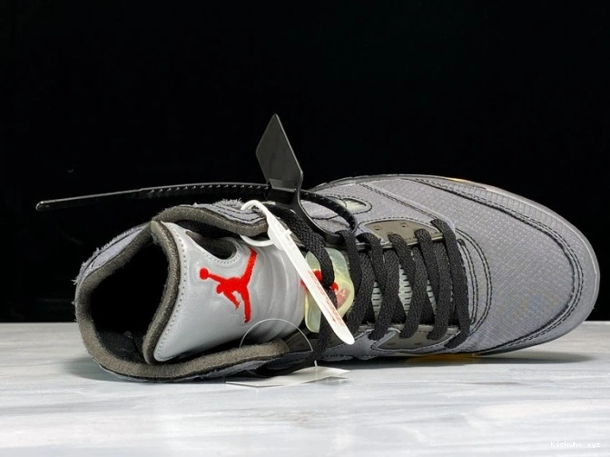 Air 5 x CT8480-001 Jordan Off-White Black 0629